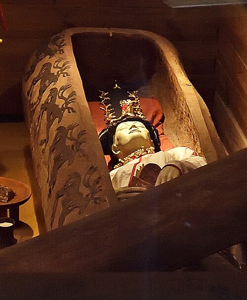 The Siberian Ice Maiden in Her Coffin